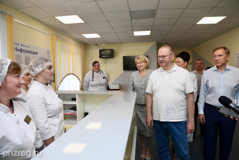 Губернатор Пензенской области посетил Башмаковскую районную больницу