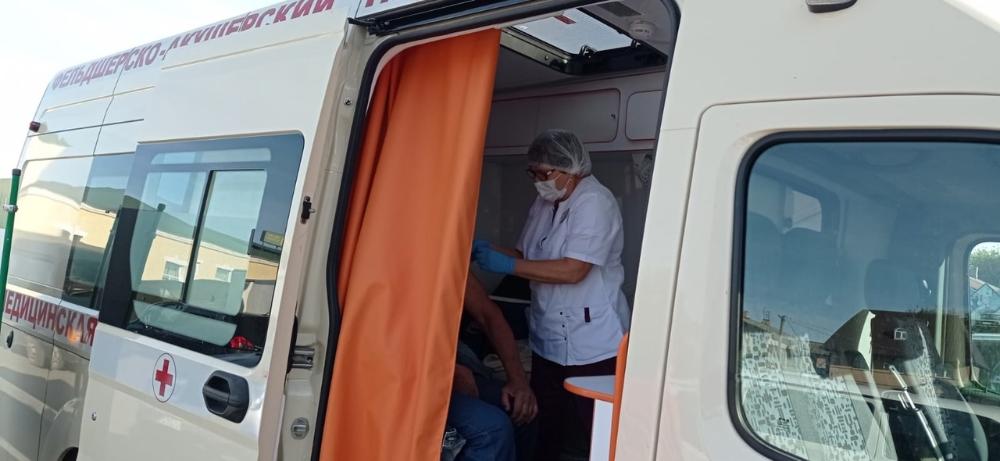 С НАЧАЛА ПРИВИВОЧНОЙ КАМПАНИИ БОЛЕЕ 150 ЧЕЛОВЕК ВАКЦИНИРОВАЛИСЬ ПРОТИВ ГРИППА В УСЛОВИЯХ ПЕРЕДВИЖНОГО МЕДИЦИНСКОГО КОМПЛЕКСА
