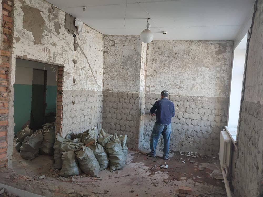 В Башмаковской районной больнице начался капитальный ремонт помещений главного корпуса
