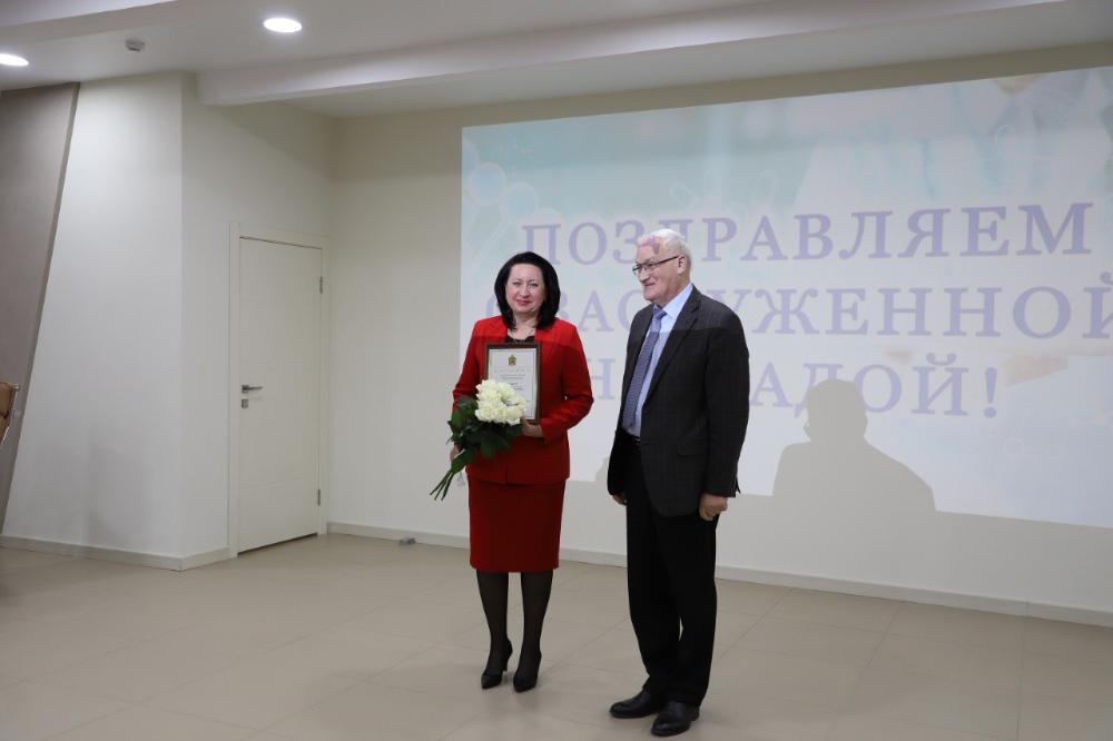 Награждение коллектива Башмаковской районной больницы